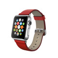 Immagine di Fonex cinturino di ricambio per Apple Watch da 38 mm in pelle | Rosso