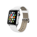 Immagine di Fonex cinturino di ricambio per Apple Watch da 42 mm in pelle | Bianco