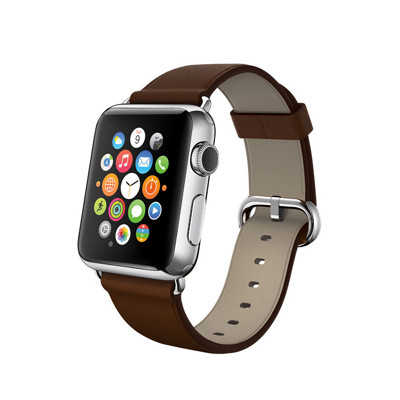 Immagine di Fonex cinturino di ricambio per Apple Watch da 38 mm in pelle | Marrone