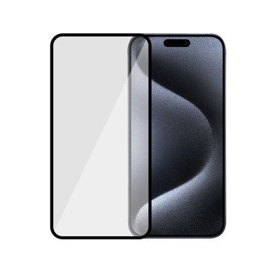 Immagine di Fonex screen protector 3D per Apple iPhone 15 Pro | Bordo nero