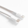 Immagine di Fonex cavo carica e dati 20W ultra resistente Type-C to lightning | 1 m | Bianco