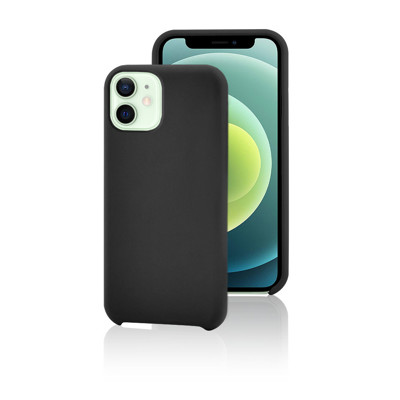 Immagine di Fonex cover Pure Touch in silicone per Apple iPhone 12 Mini | Nero