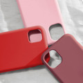 Immagine di Fonex cover Pure Touch in silicone per Apple iPhone 12 Mini | Rosso