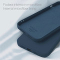 Immagine di Fonex cover Pure Touch in silicone per Apple iPhone 13 Mini | Blu