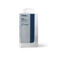 Immagine di Fonex custodia a libro D-mood in tessuto e TPU per Samsung Galaxy S21 Fe | Azzurro e blu