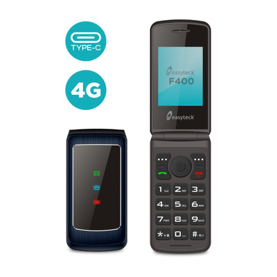 Immagine di Easyteck telefono cellulare F400 4G VoLTE | Blu