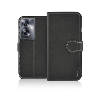 Immagine di Fonex custodia a libro Identity in similpelle per Oppo A79 | Nero