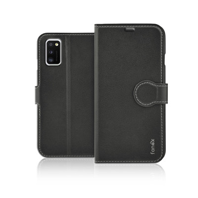 Immagine di Fonex custodia a libro Identity in similpelle per Samsung Galaxy A41 | Nero