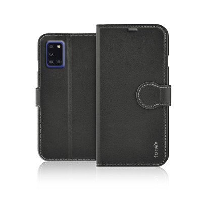 Immagine di Fonex custodia a libro Identity in similpelle per Samsung Galaxy A31 | Nero