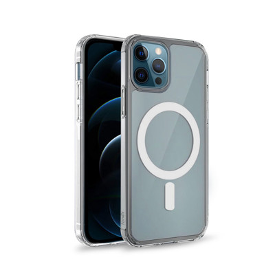 Immagine di Fonex cover Invisible Plus con magnete per Apple iPhone 12 Pro Max | Trasparente