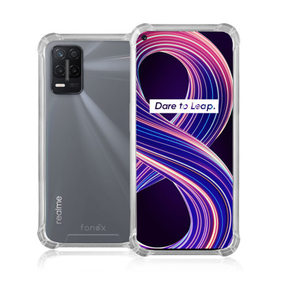 Immagine di Fonex cover Mols Basic antiurto per Realme 8  5G con angoli e retro rinforzati |Trasparente