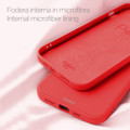 Immagine di Fonex cover Pure Touch in silicone per Apple iPhone 14 Pro Max | Rosso