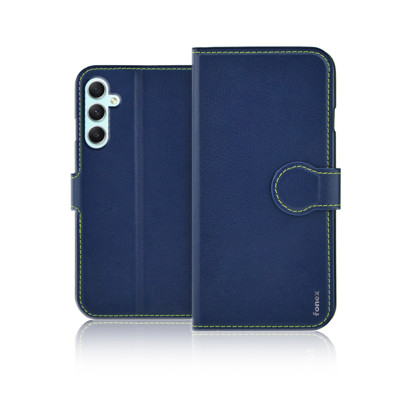 Immagine di Fonex custodia a libro Identity in similpelle per Samsung Galaxy A34 5G | Blu