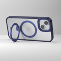 Immagine di Fonex cover Mag Stand con magnete e supporto per Apple iPhone 15 | Bordo Blu