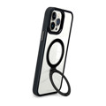 Immagine di Fonex cover Mag Stand con magnete e supporto per Apple iPhone 15 Pro | Bordo Nero