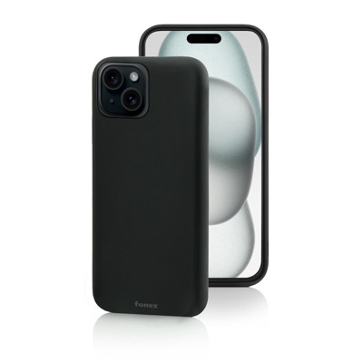 Immagine di Fonex cover Black in TPU per Apple iPhone 15 Plus | Nero