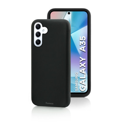 Immagine di Fonex cover Black in TPU per Samsung Galaxy A35 5G | Nero