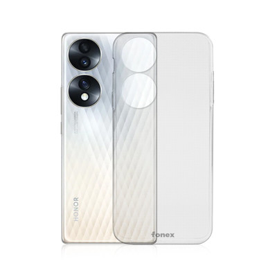 Immagine di Fonex cover Invisible ultrasottile per Honor 70 5G | Trasparente