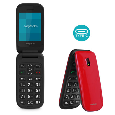 Immagine di Easyteck telefono cellulare F210 | Rosso