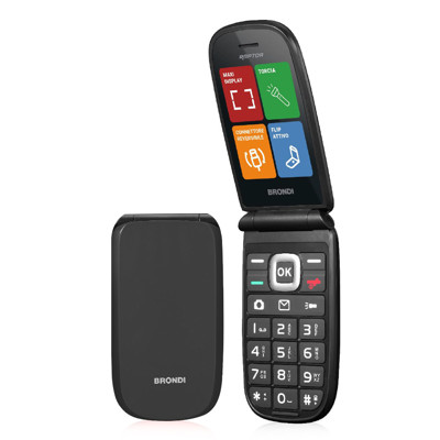 Immagine di Brondi telefono cellulare Raptor Dual sim | Nero