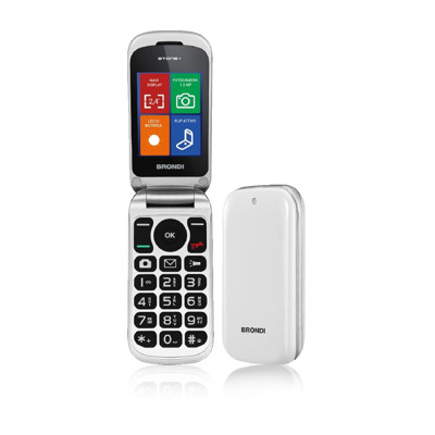 Immagine di Brondi telefono cellulare Stone + Dual sim | Bianco