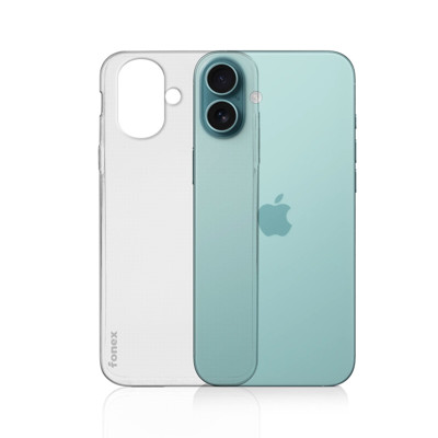 Immagine di Fonex cover Invisible ultrasottile per Apple iPhone 16 | Trasparente