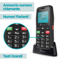 Immagine di Easyteck telefono per anziani T200 | Nero