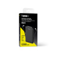 Immagine di Fonex power bank da 5.000 mAh Type C + Lightning | Nero