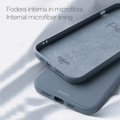 Immagine di Fonex cover Pure Touch in silicone per Xiaomi Redmi 10 5G | Grigio Oceano