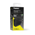 Immagine di Fonex caricatore da rete 20W con porta Type-C (PD) | Nero