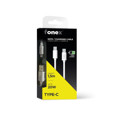 Immagine di Fonex cavo carica e dati 20W Type-C to Type-C | 1,5 m | Bianco