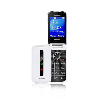 Immagine di Brondi telefono cellulare President Dual sim | Bianco