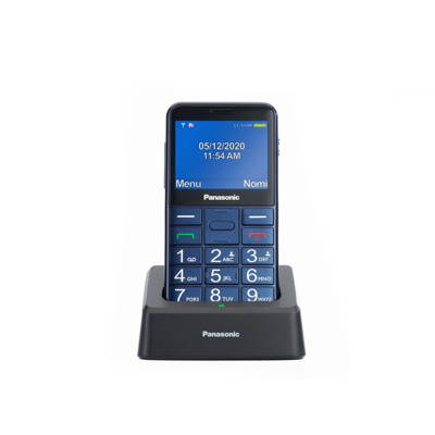 Immagine di Panasonic telefono cellulare senior KX-TU155 | Blu