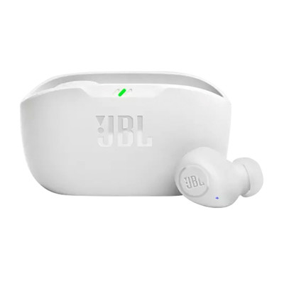 Immagine di Jbl auricolari bluetooth Wave Buds  + Custodia Ricarica | Bianco