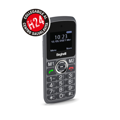 Immagine di Beghelli telefono cellulare Salvalavita senior SLV 10 Dual Sim | Grigio