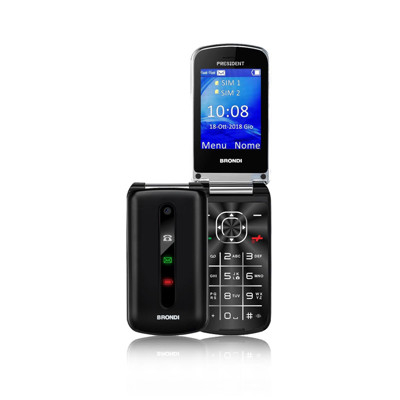 Immagine di Brondi telefono cellulare President Dual sim | Nero