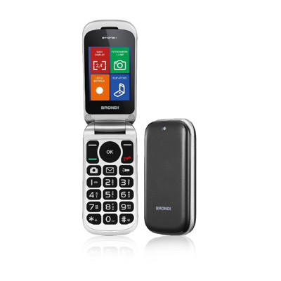 Immagine di Brondi telefono cellulare Stone + Dual sim | Nero