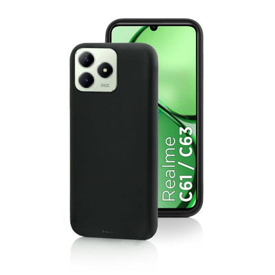 Immagine di Fonex cover Black in TPU per Realme C60 / C61 | Nero