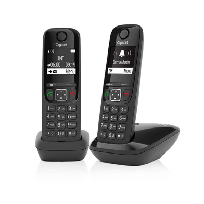 Immagine di Gigaset cordless duo AS690 | Nero