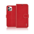 Immagine di Fonex custodia a libro Identity in similpelle per Apple iPhone 12 / 12 Pro | Rosso