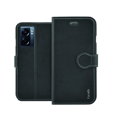 Immagine di Fonex custodia a libro Identity in similpelle per Oppo A77 | Nero