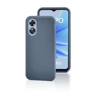 Immagine di Fonex cover Pure Touch in silicone per Oppo A17  | Grigio Oceano