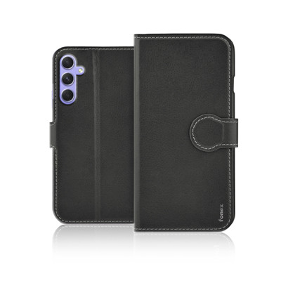 Immagine di Fonex custodia a libro Identity in similpelle per Samsung Galaxy A54 5G | Nero