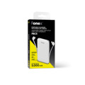 Immagine di Fonex power bank da 5.000 mAh Type C + Lightning | Bianco