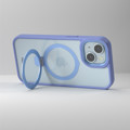 Immagine di Fonex cover Mag Stand con magnete e supporto per Apple iPhone 15 | Bordo Viola chiaro