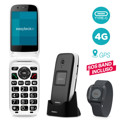 Immagine di Easyteck telefono cellulare senior S400 4G VoLTE con SOS band incluso | Nero