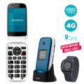 Immagine di Easyteck telefono cellulare senior S400 4G VoLTE con SOS band incluso | Blu