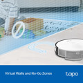 Immagine di Tp-Link/Tapo Robot aspirapolvere e lavapavimenti con navigazione MagSlim™ LiDAR