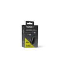 Immagine di Fonex caricatore auto 36W con 2 porte USB e cavo Type-C | Nero