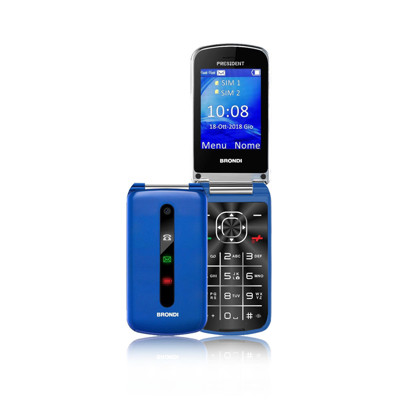 Immagine di Brondi telefono cellulare President Dual sim | Blu